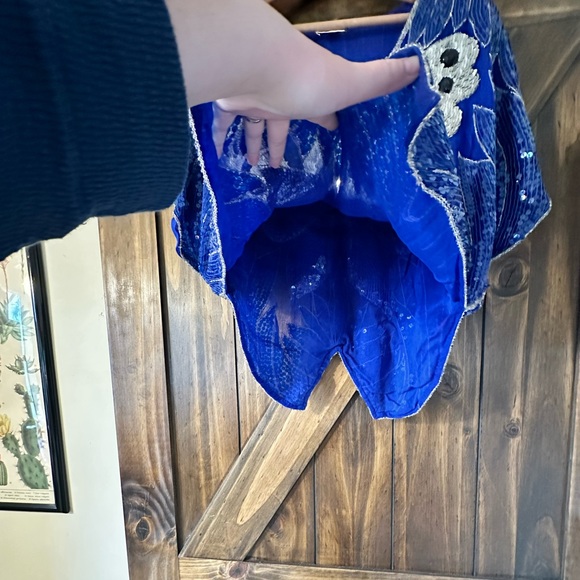 70’s vintage sequin butterfly top - Picture 4 of 8